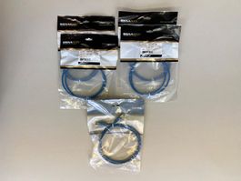 Lan Kabel 1m, 5 Stück, Cat5 Enhanced SFTP Molded