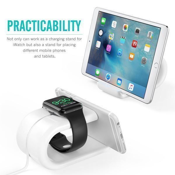 Smartwatch: Support blanc pour iphone Apple watch – Neuf avec emballage d'origine à Morges par DigiAC 1