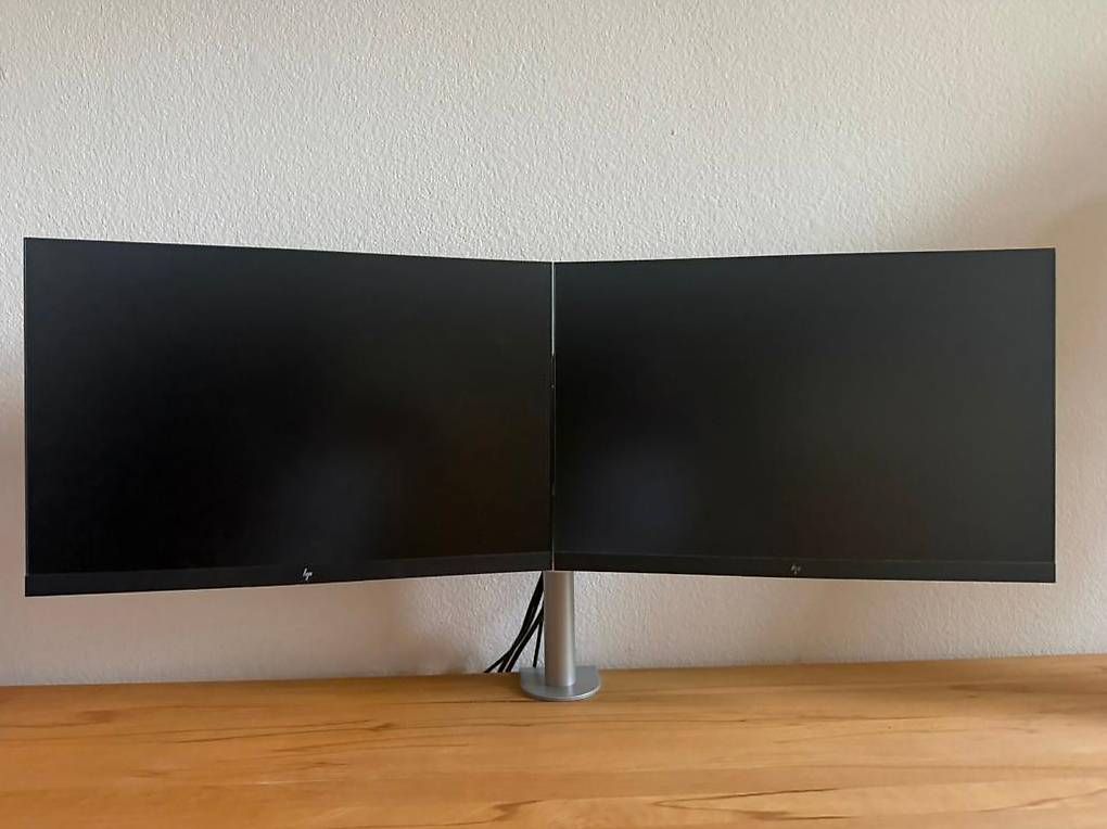 Monitor: 2× HP E24i G4 24" WUXGA + Dataflex Viewmate 52.642 – Usato da Dornach venduto da sim_x6mt