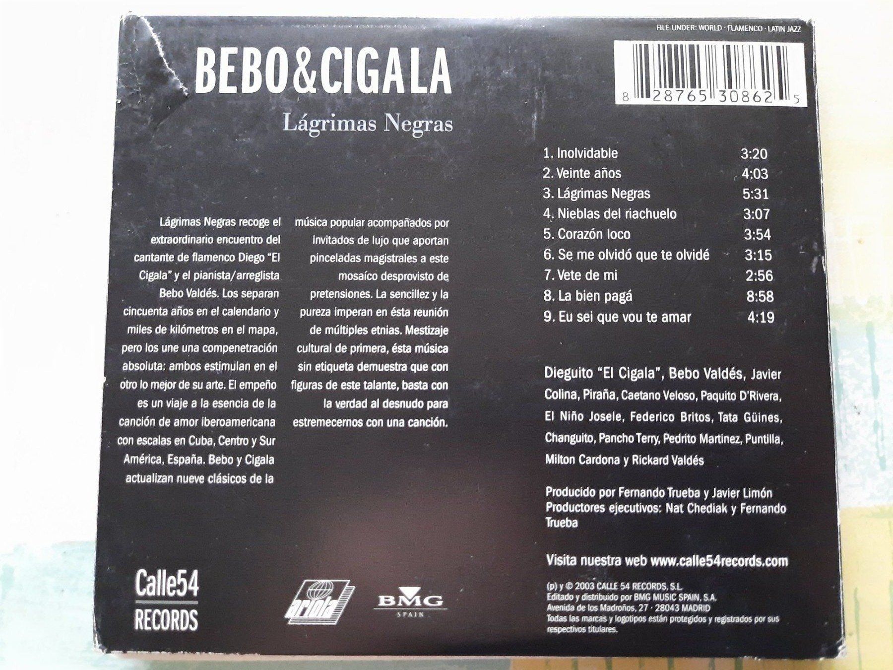 CD: Cd Bebo & Cigala - Lagrimas Negras – Usato da Pully venduto da bro_n52j 1