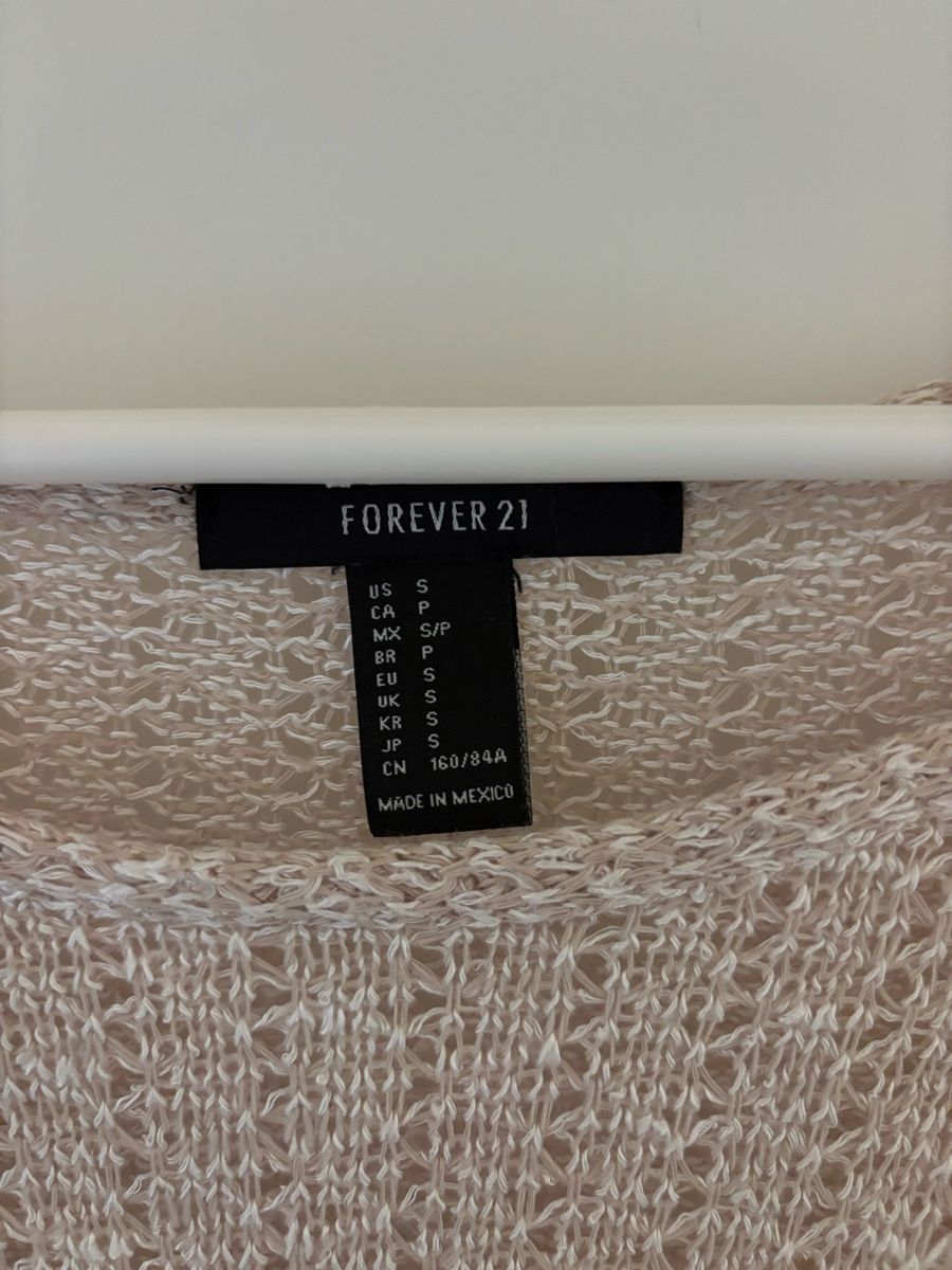 Maglioni & Felpe: Forever 21 Sommer Häkelpullover Beige Gr. S – Usato da Dielsdorf venduto da zumba93 2