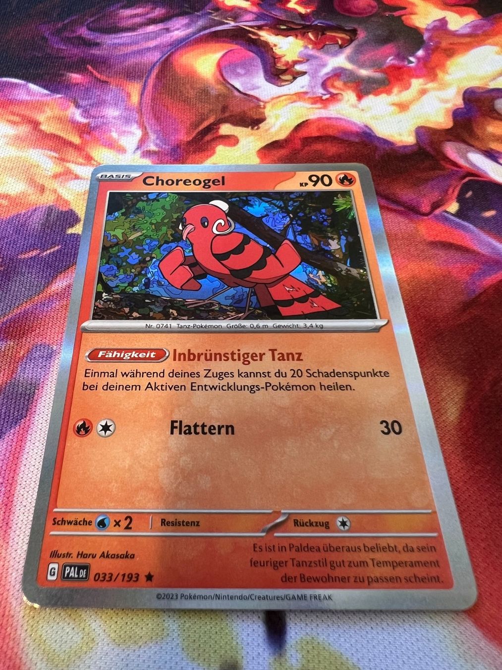 Pokémon Carte collezionabili: Choreogel (PAL 033) / Holo / Entwicklungen in Paldea – Nuovo (secondo la descrizione) da Bülach venduto da CherryBlu