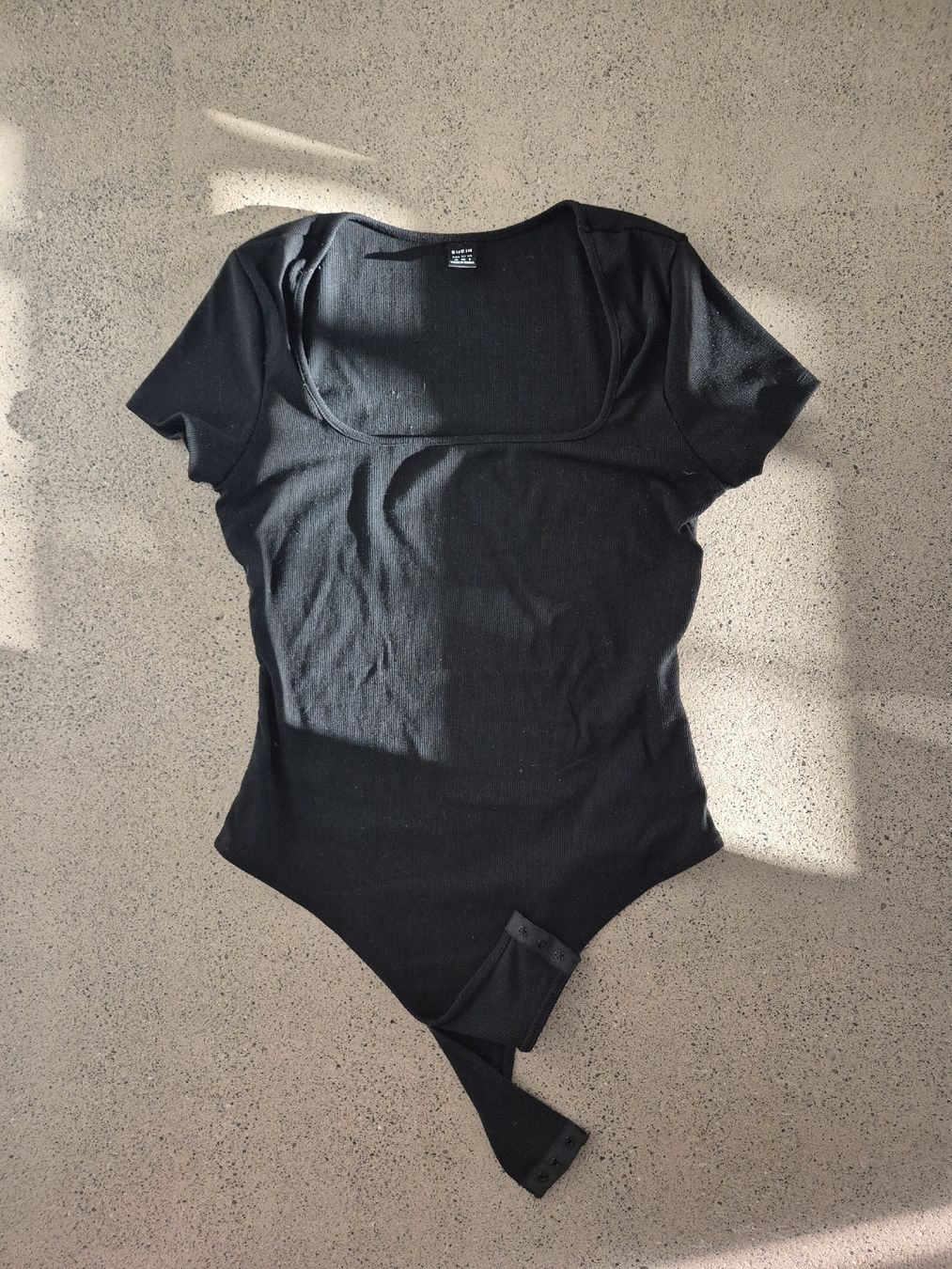 Shein Top: Gerippter Body – Usato da Schlieren venduto da nat_76vd
