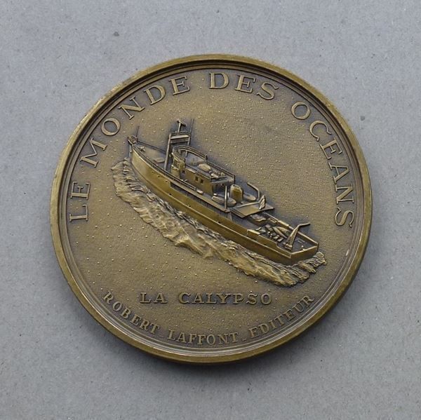 Medaillen: Top ++ Riesen Medaille ++ Jacques Cousteau – Gebraucht aus Walkringen von Casablanca777 1