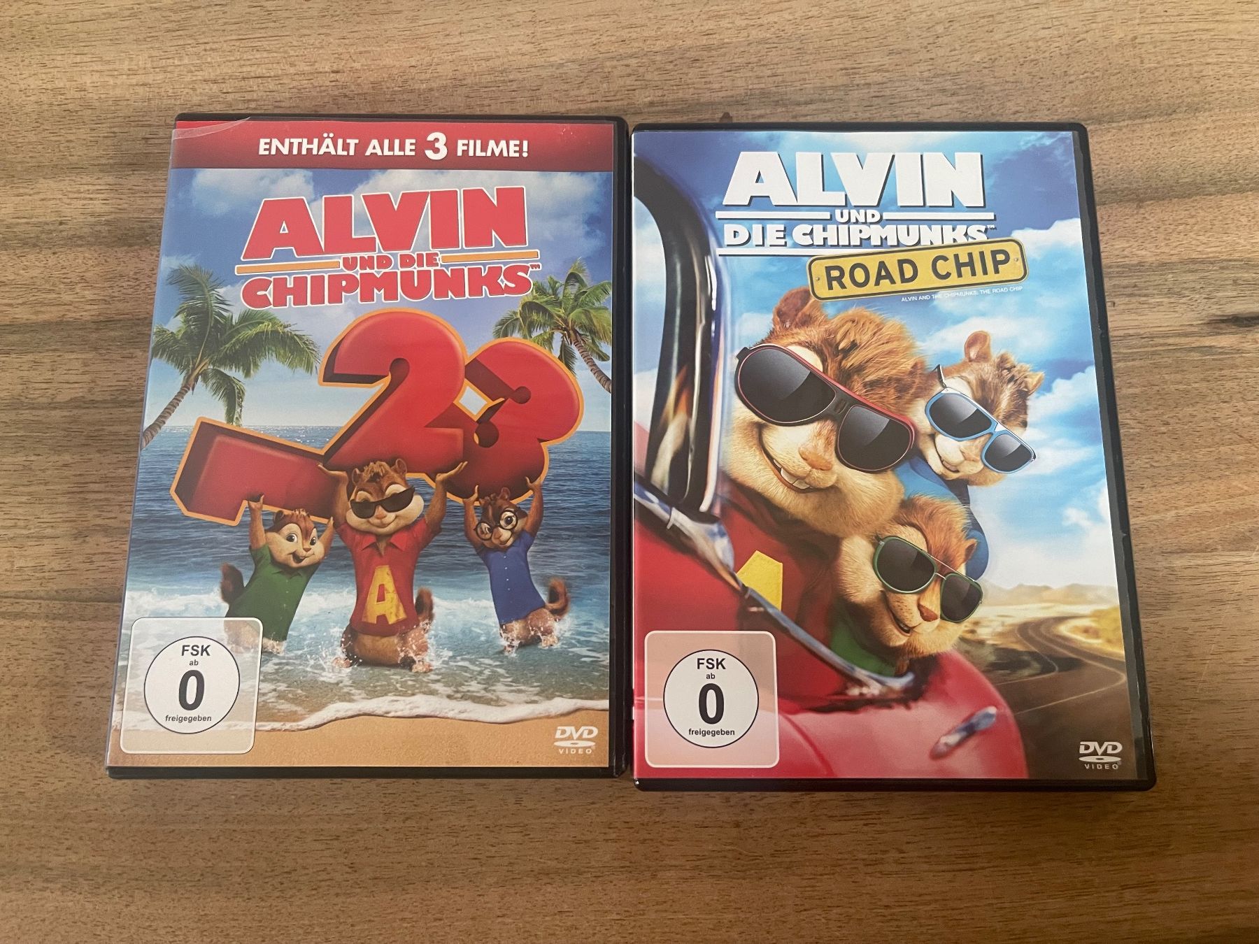 Tutti i DVDs: Alvin und die Chipmunks 4 Teile – Usato da Aarau venduto da Aurora0810