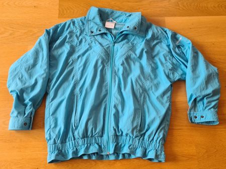 Original Vintage Adidas Rarität: Jacke 1980er Jahre hellblau