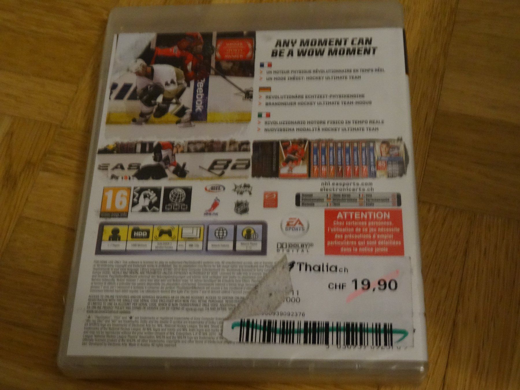 Sony Spiele: NHL 11 PS3 NEUWARE – Neu und originalverpackt aus Olten von Disc-Ausverkauf 1