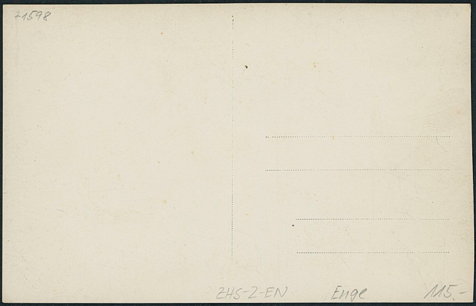 Cartoline postali: ZHS Enge - Zürich – Nuovo (secondo la descrizione) da Schindellegi venduto da leecollect 1