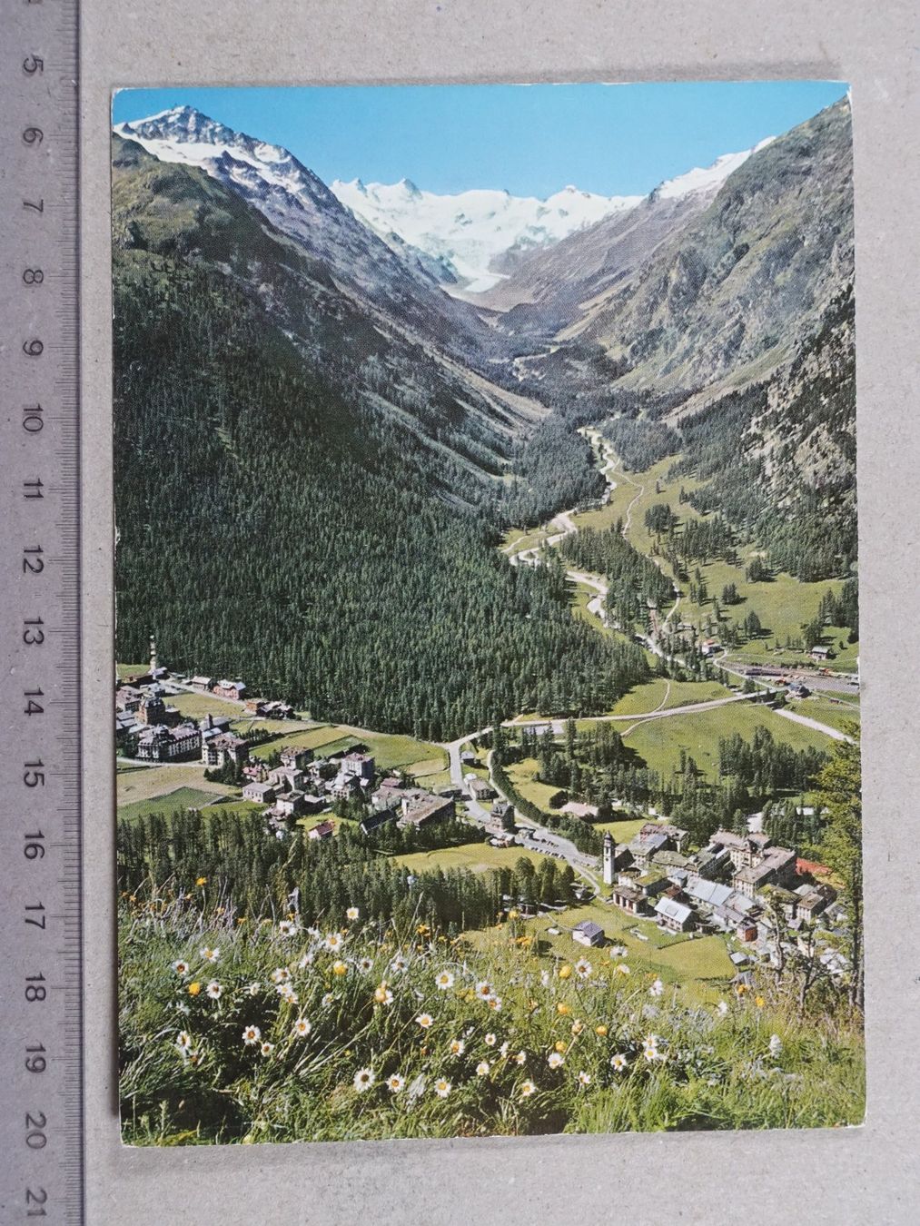 Cartoline postali: Pontresina, 1973 – Usato da Lenzburg venduto da fh1