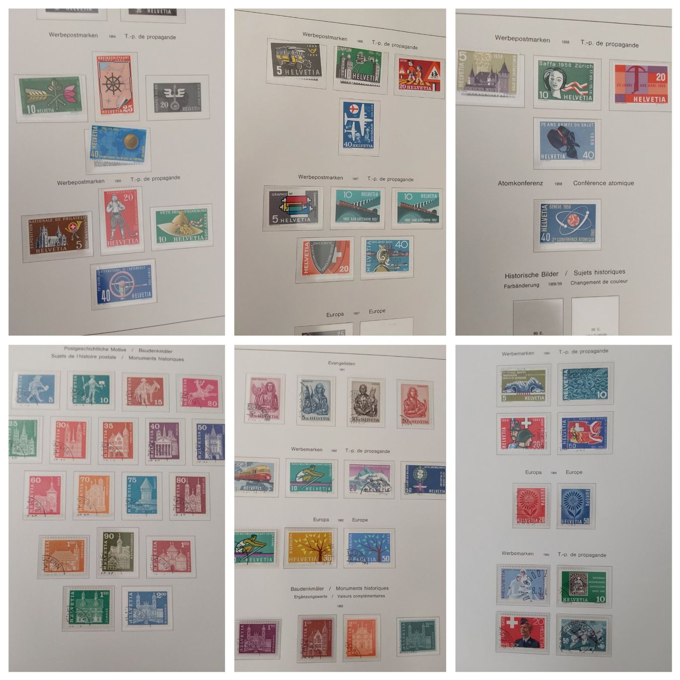 Tutti i francobolli: 4 Stk. CH Briefmarkenalben, lose Seiten – Usato da Münchwilen AG venduto da Nesar 6