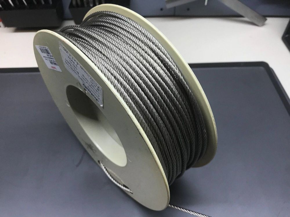 DRAHTSEILE JAKOB INOX ROLLE 100 M x 3 MM (Neu (gemäss Beschreibung)) in ...
