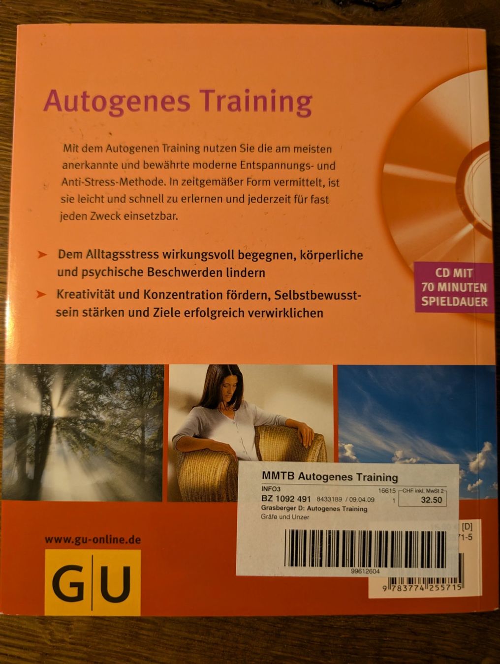 Libri: Autogenes Training - Buch mit CD, GU, NEU – Nuovo e nell'imballaggio originale da Bern venduto da Zorro333 1
