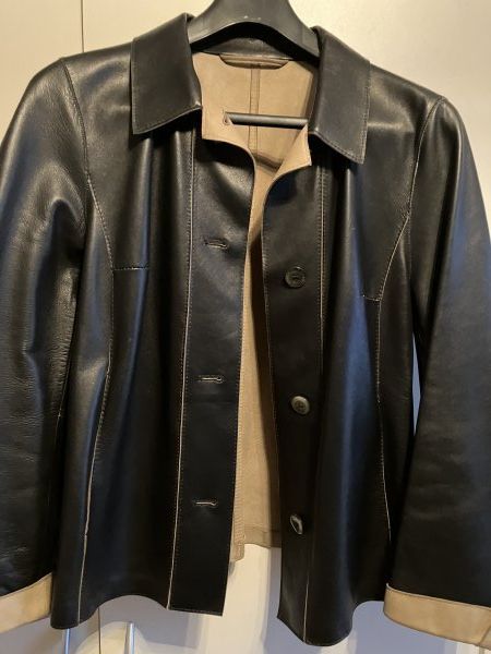 Giacche: Exklusive Lederjacke, Grösse 38, Neu – Nuovo (secondo la descrizione) da Märwil venduto da Yvonne034