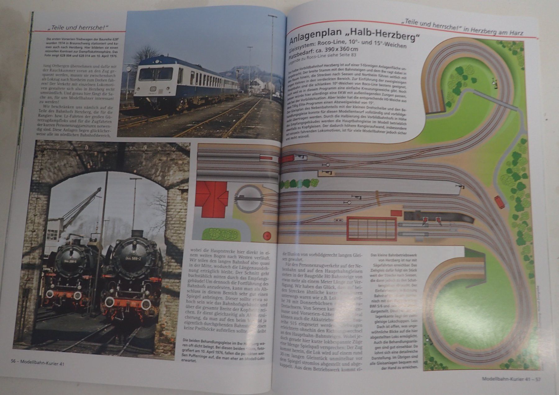 Riviste & Magazine: Modelbahn Kurier - Gleis und Modellbahn Pläne – Usato da Lausanne venduto da Biquette6 5