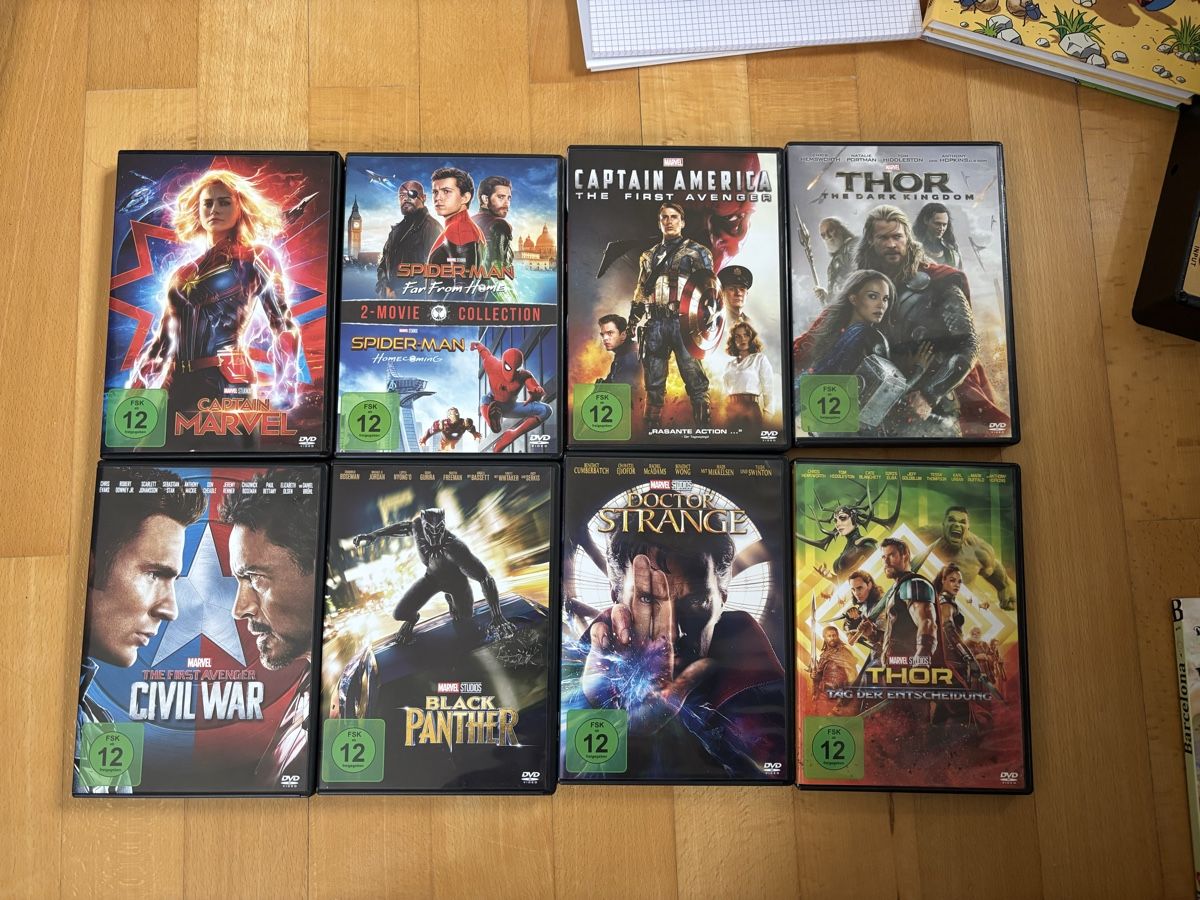 Tutti i DVDs: Marvel DVD Sammlung – Nuovo (secondo la descrizione) da Zofingen venduto da miirahensch
