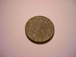 Münze 5 Reichspfennig Deutsches Reich 1940 gebraucht