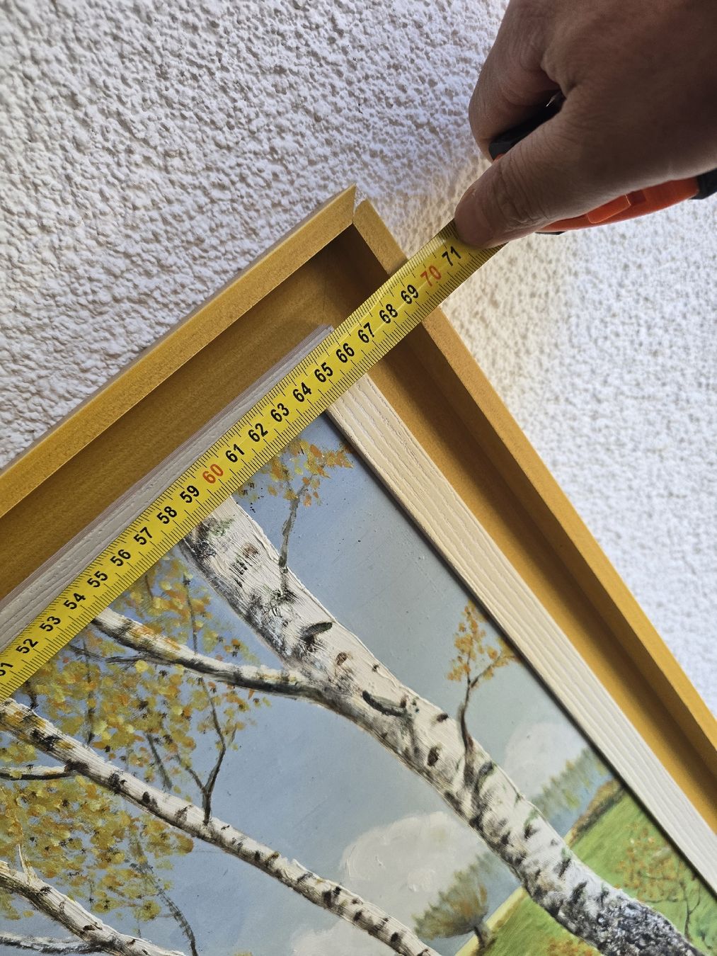 Poster & Bilder: Original Ölgemälde "Flusslandschaft" gerahmt  A. Eichmann – Gebraucht aus Winterthur von UmzugsFundgrube 4