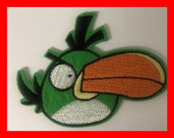 Angry Birds Aufnäher Grün Boomerang Spiel iphone Android