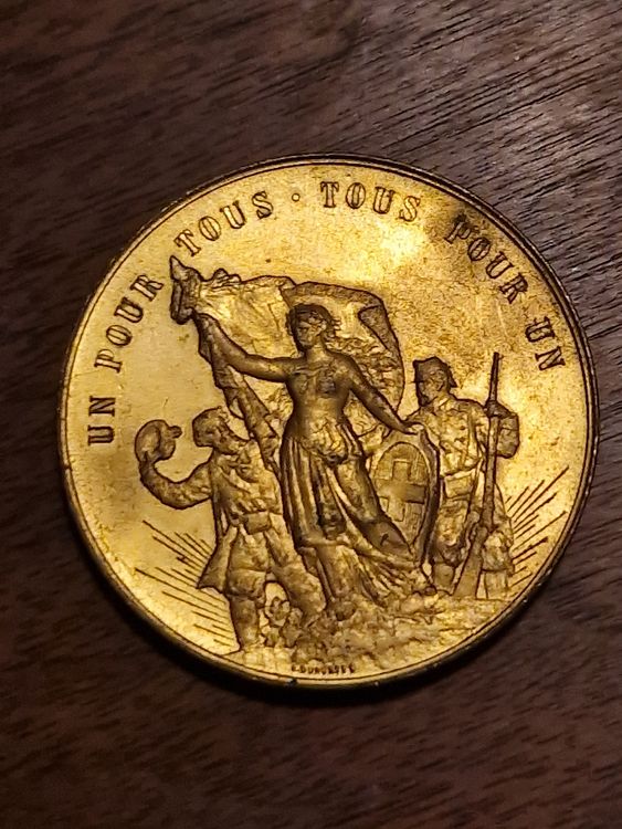 TROISIÈME RÉPUBLIQUE Médaille, Commission internationale sur le système