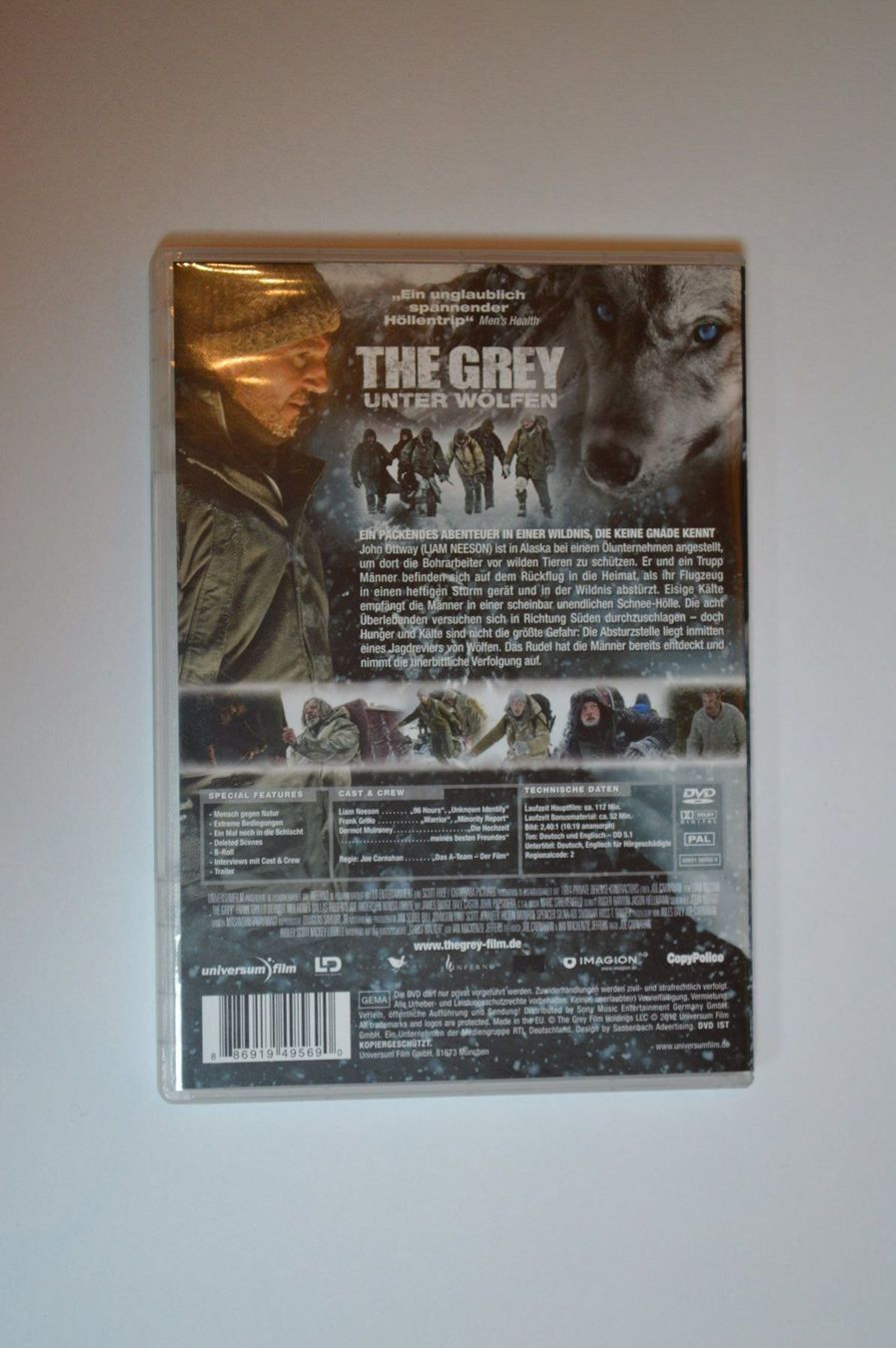 Alle DVDs: The Grey – Gebraucht aus Amden von Arven-Schmuck 1