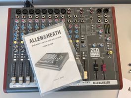 Allen & Heath ZED 14FX Mischpult mit Anleitung 