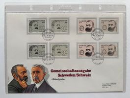 FDC Grossbrief Gemeinschaftsausg. Schweden/Schweiz 1997 ET