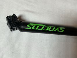 Synchros Sattelstütze 31.6mm schwarz grün