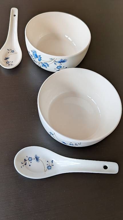 Set di piatti: Asiatische Schüsseln mit Löffel 2x  ++ – Nuovo (secondo la descrizione) da Salez venduto da EMERCARO 3