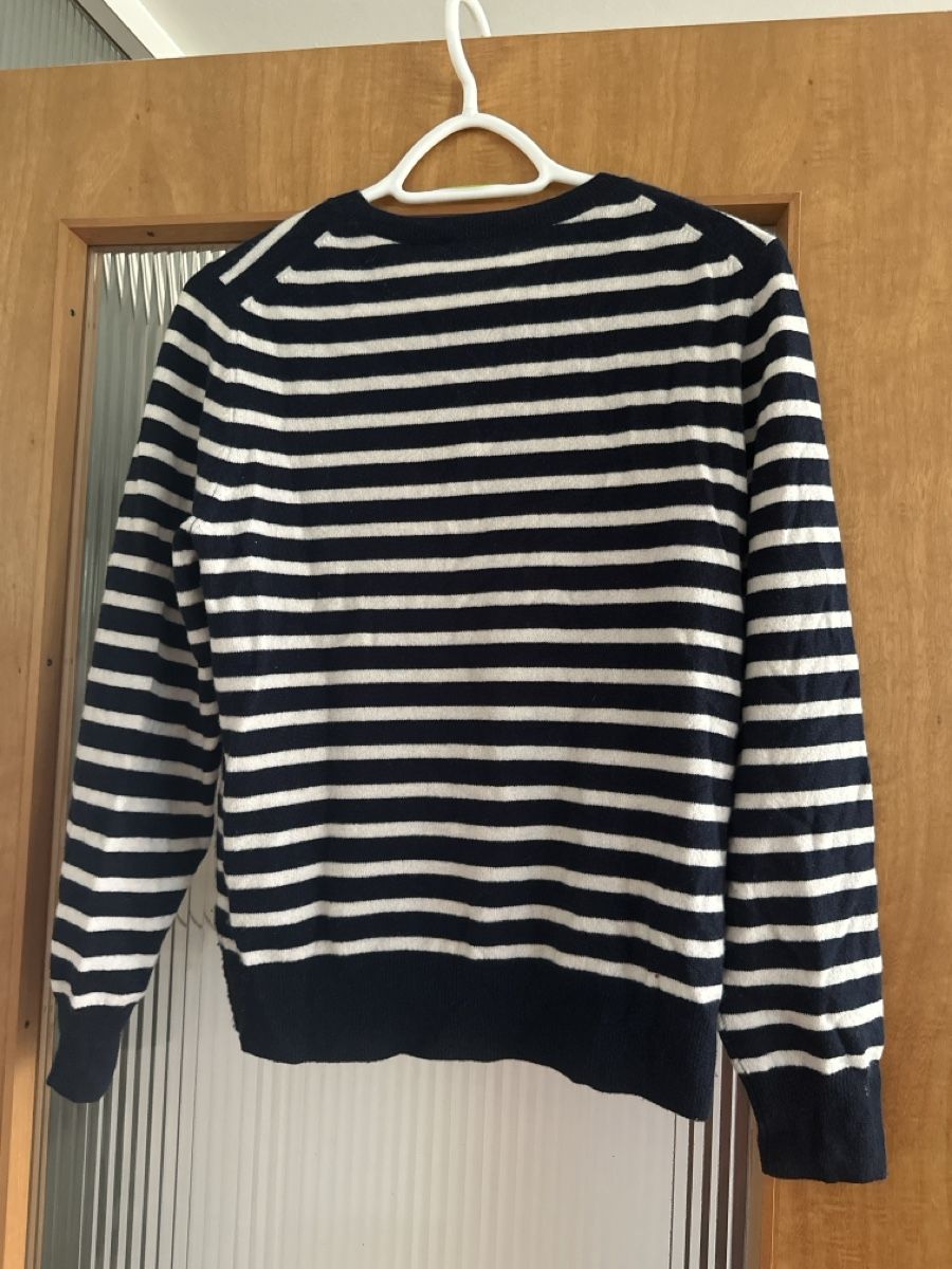Maglioni & Felpe: Kuscheliger Kaschmir-Pulli, gestreift, dunkelblau/weiss – Usato da Reinach BL venduto da wen_7bl7 2