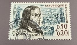 Frankreich 1963 Alfred de Vigny briefmarke