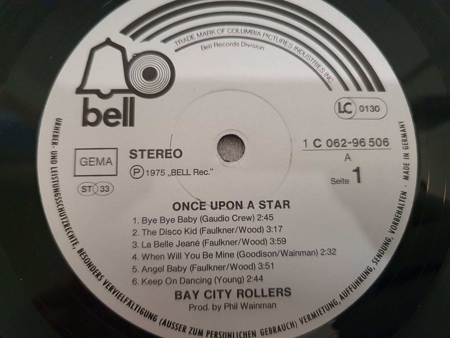 Dischi in vinile: Bay City Rollers – Once Upon A Star – Usato da Uster venduto da Vinyl-Leidenschaft 4