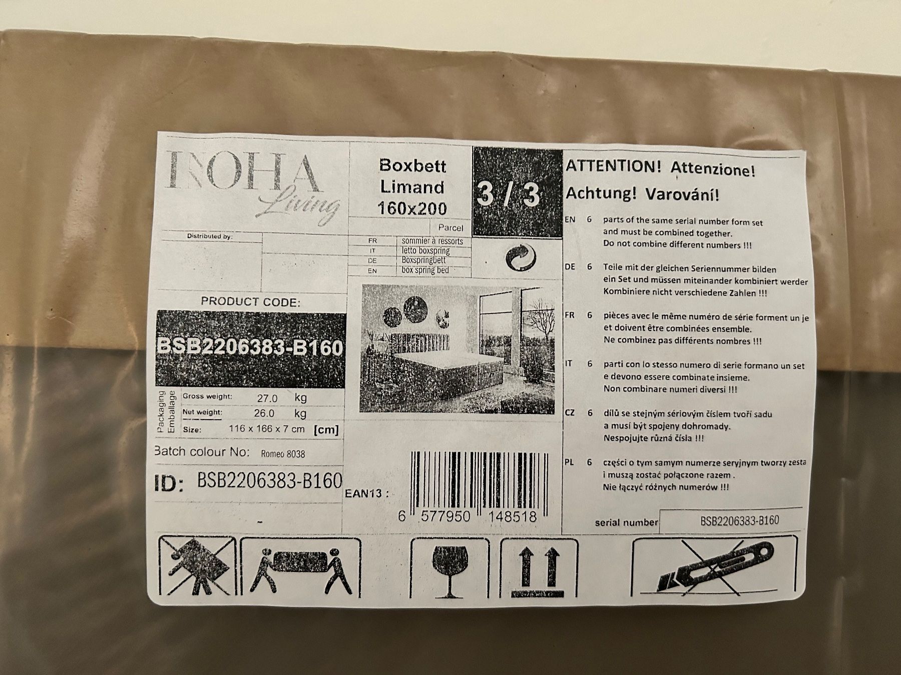 Betten: BOXBETT BOXSPRINGBETT 160x200 – Gebraucht aus Zürich von manconia 5
