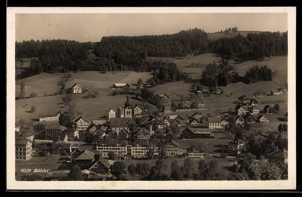 Cartoline postali: AK Bühler, Dorfansicht – Usato da Berlin venduto da bartko-reher