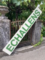 Enseigne gare Echallens LEB train zug Station