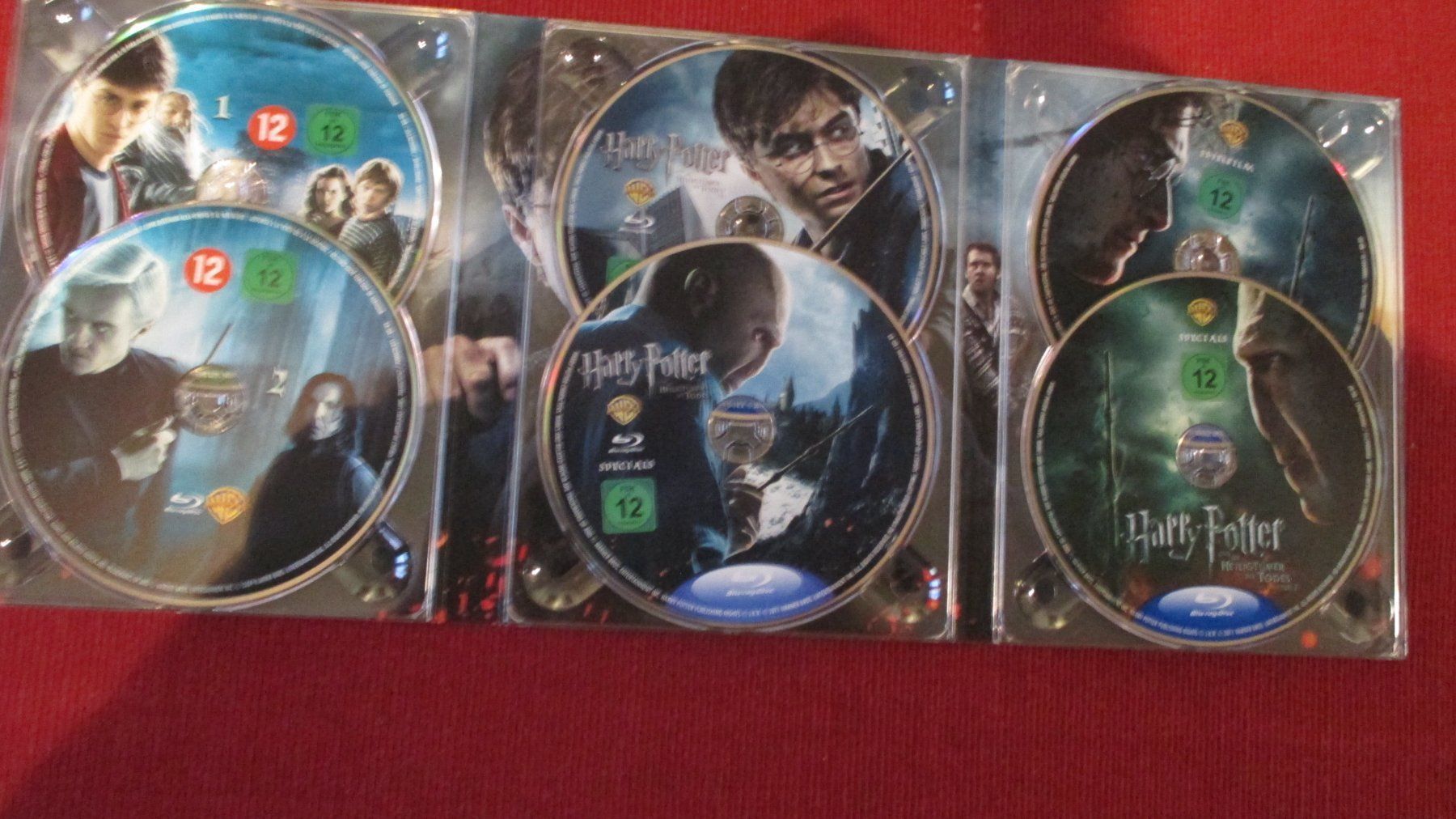 Tutti i DVDs: HARRY POTTER Compl. BOX/ MEGA RAR, einmalig /blu ray – Nuovo (secondo la descrizione) da Wattenwil venduto da Firebird1 8