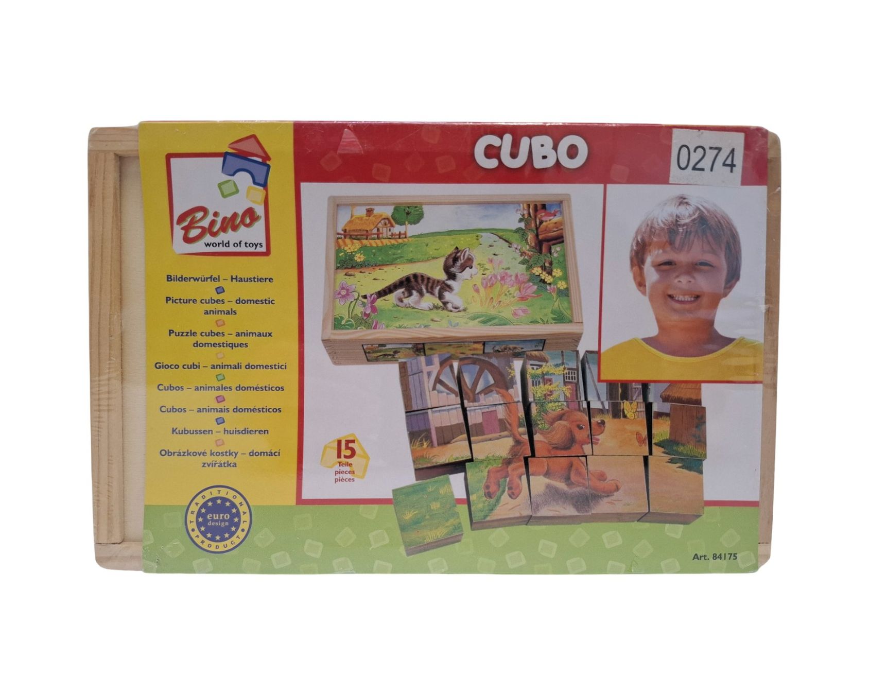 Giochi: BINO Bilderwürfel-Haustiere – Nuovo e nell'imballaggio originale da Wil SG venduto da Restwert_Wil 1
