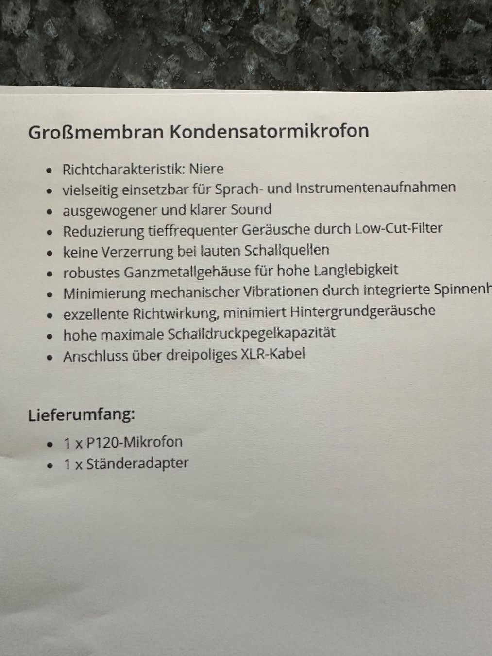 Akg Microfoni: AKG P120 Grossmembran Studio Mikrofon – Usato da Inwil venduto da Barmi0 3