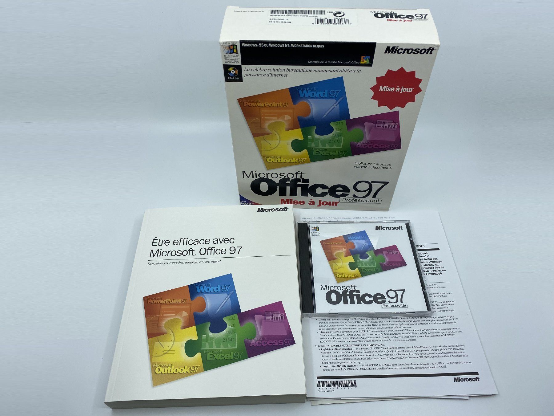Microsoft Software: Microsoft Office 97 Professional / Update - Französisch – Usato da Langwiesen venduto da Restposten-24 1