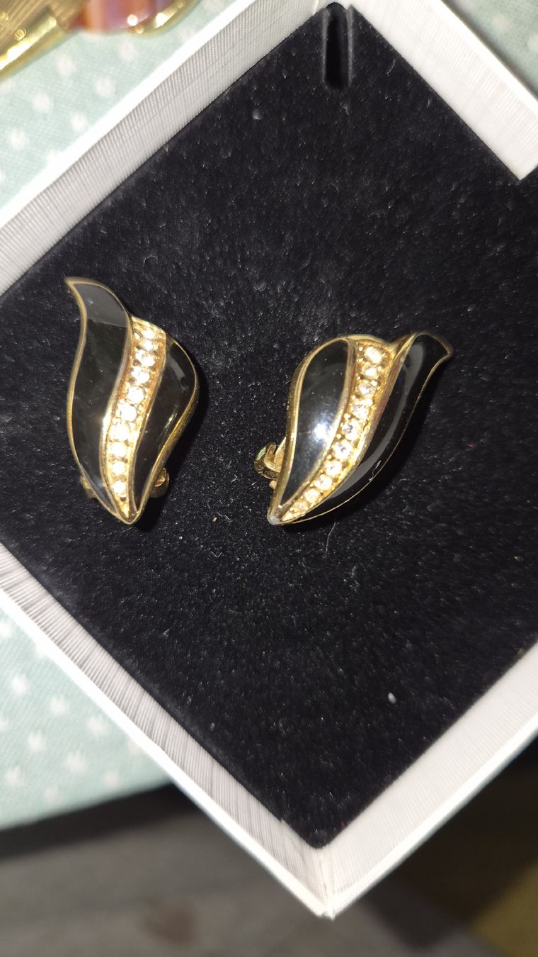 Dior Orecchini pendenti & Orecchini a lobo: DIOR Ohrclips Vintage  mit Strass – Usato da Kölliken venduto da MissesBossTop1 1