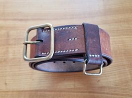 Leder Militärgurt