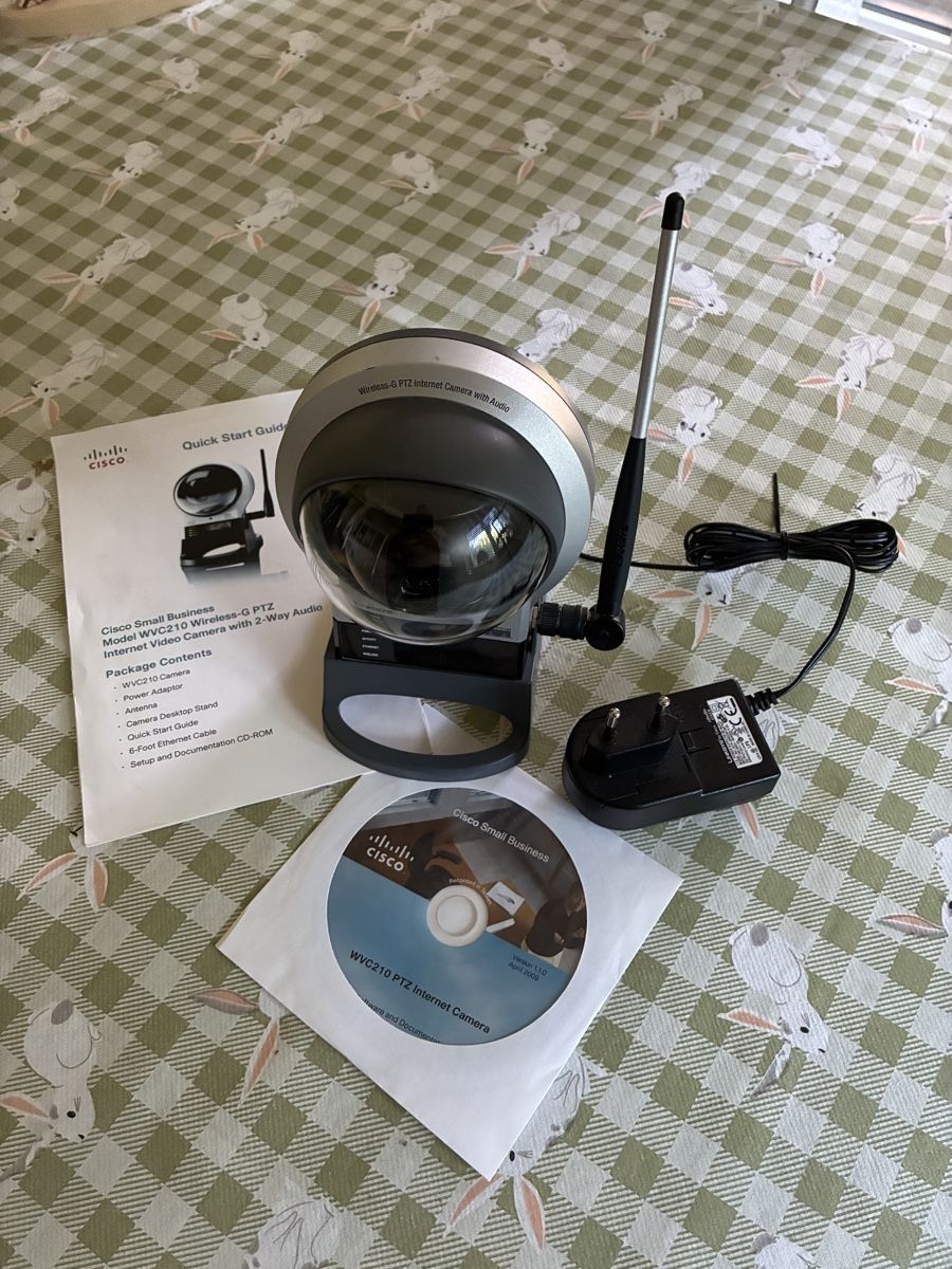 Cisco Webcam: Linksys-Cisco WVC20 v1 Wireless-G PTZ Internet Camera – Usato da Jona venduto da WaJaggi