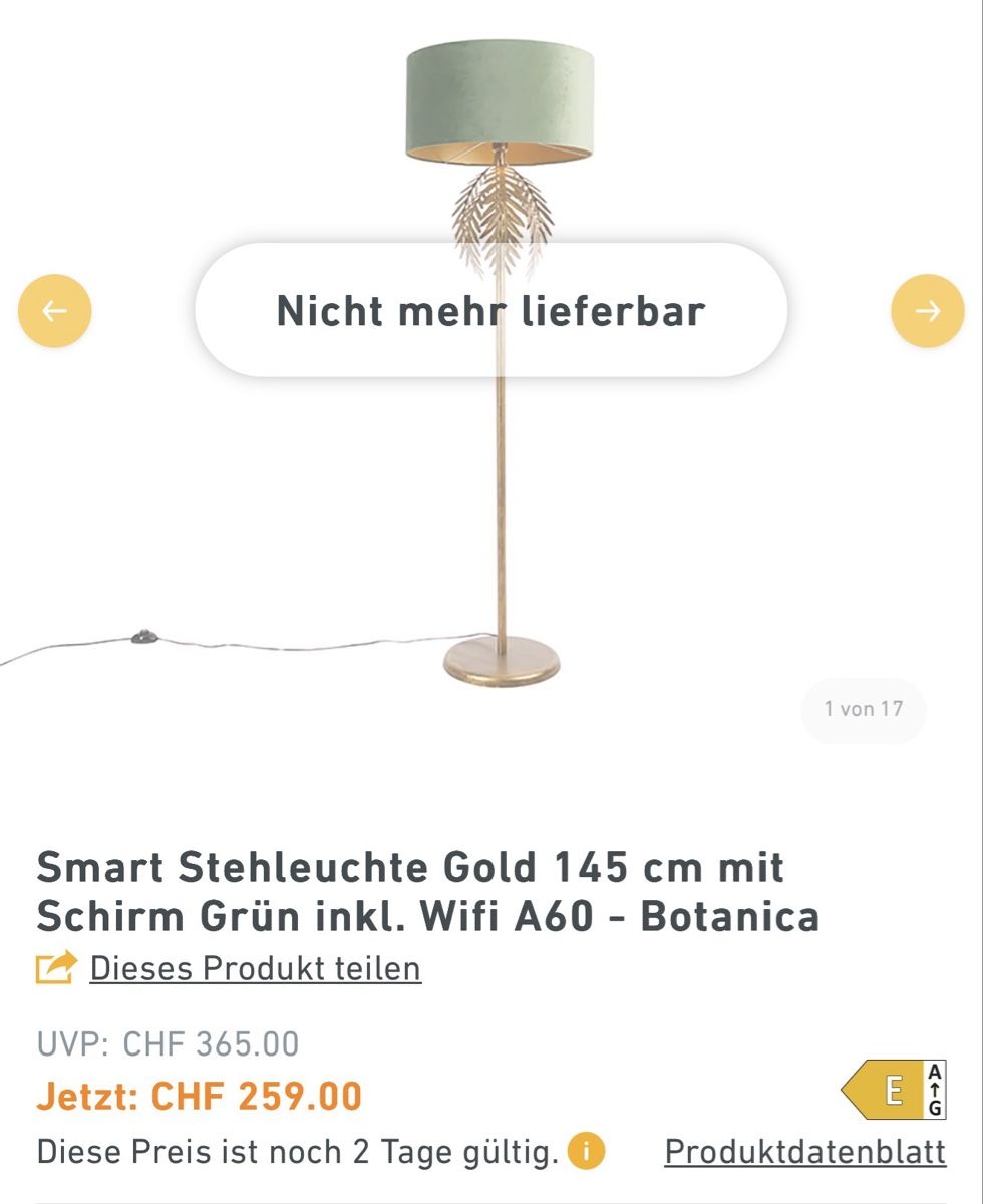 Lampade: Stehlampe – Nuovo (secondo la descrizione) da Rain venduto da sig_9jdd 1