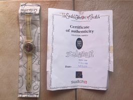 Montre SWATCH Scribble vintage Swiss made non testée