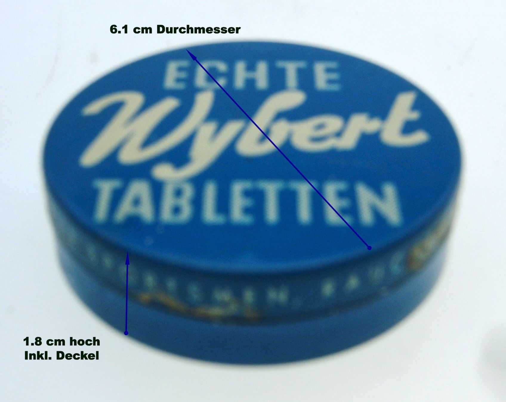 Barattoli: alte Echte Wybert Tabletten Deckeldose – Usato da Langenthal venduto da TolleGeschenke2026 6