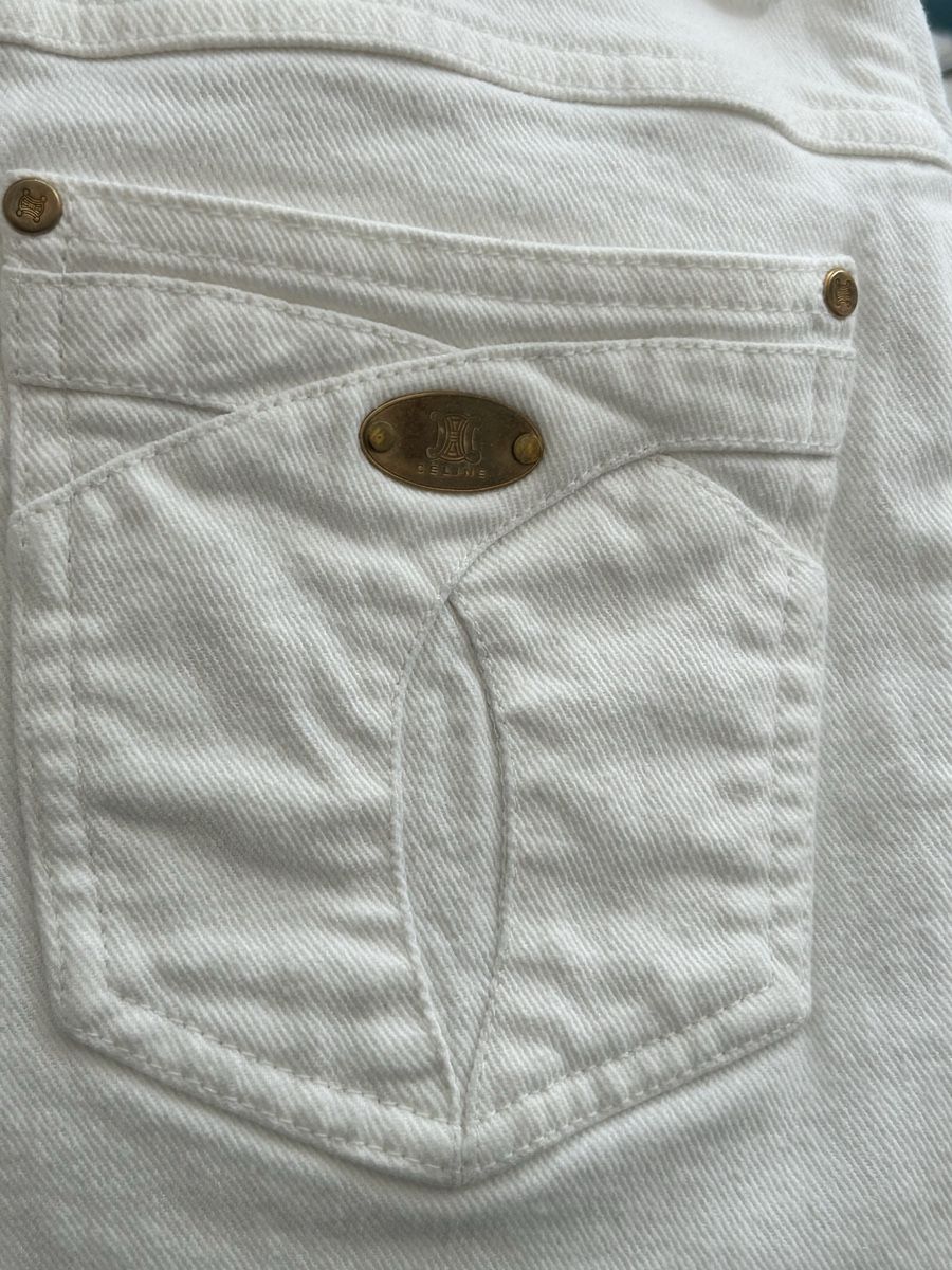 Celine Jeans: Jeans Celine blanc taille 38 – Gebraucht aus Lully VD von Garance040 2