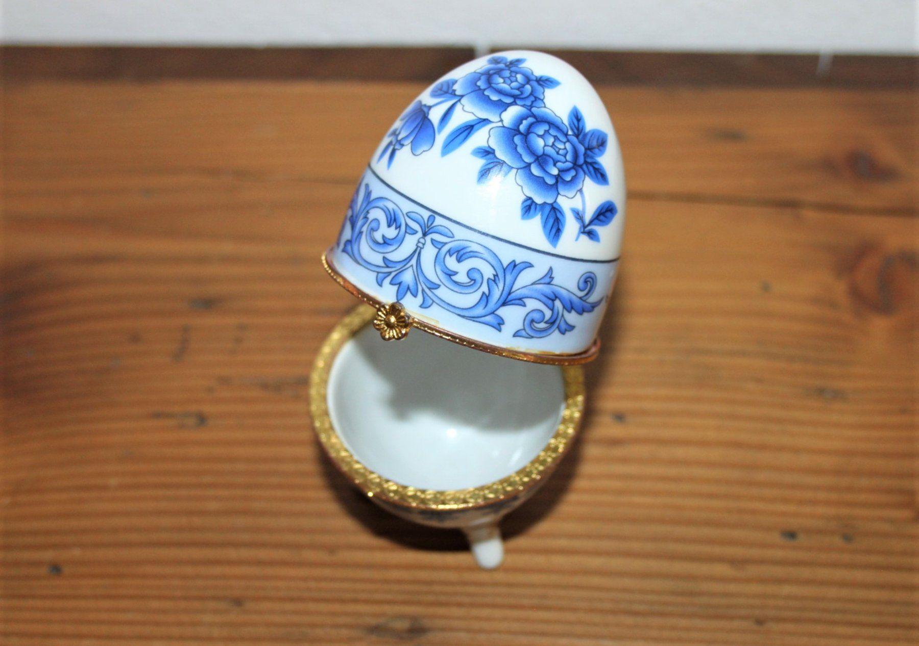 Alle Dekorationen: Vintage Schmuck Ei in blau – Gebraucht aus Otelfingen von Jupi07