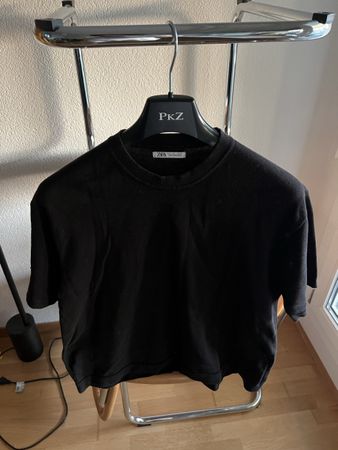 Zara Basic T-Shirt, Schwarz, Top Zustand, Grösse L