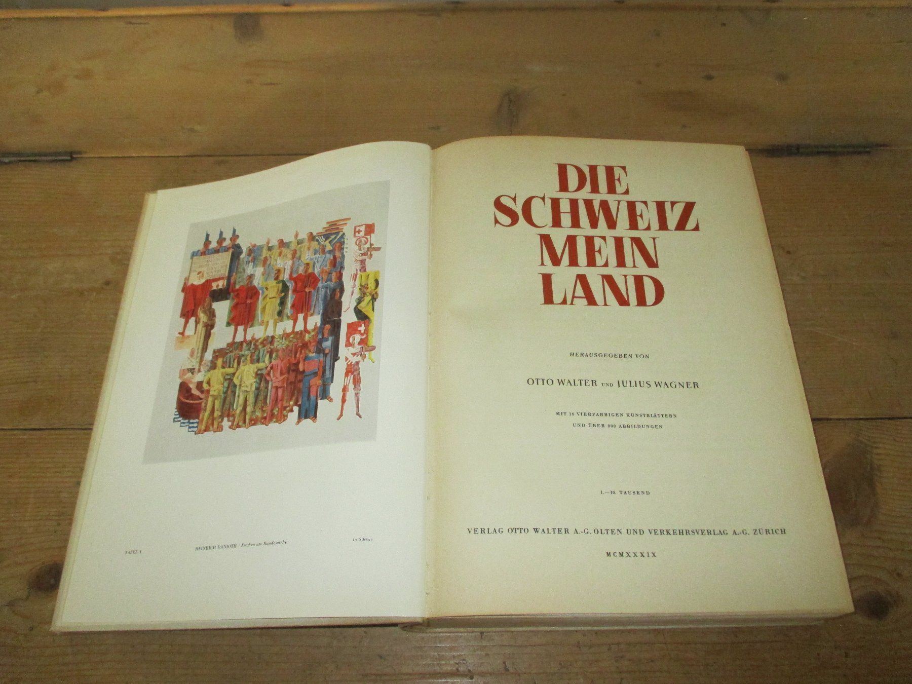 Libri: Die Schweiz mein Land 1939 – Usato da Flims - Dorf venduto da Stagediver 1
