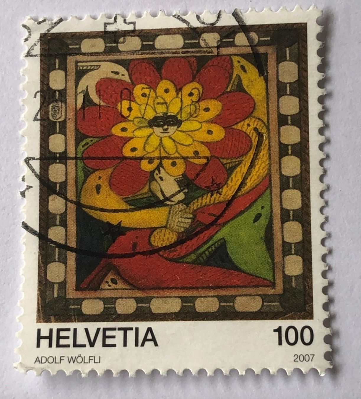 Alle Briefmarken: Nr. 1233 Adolf Wölfli GESTEMPELT 2007    – Gebraucht aus Aarau von Billa007