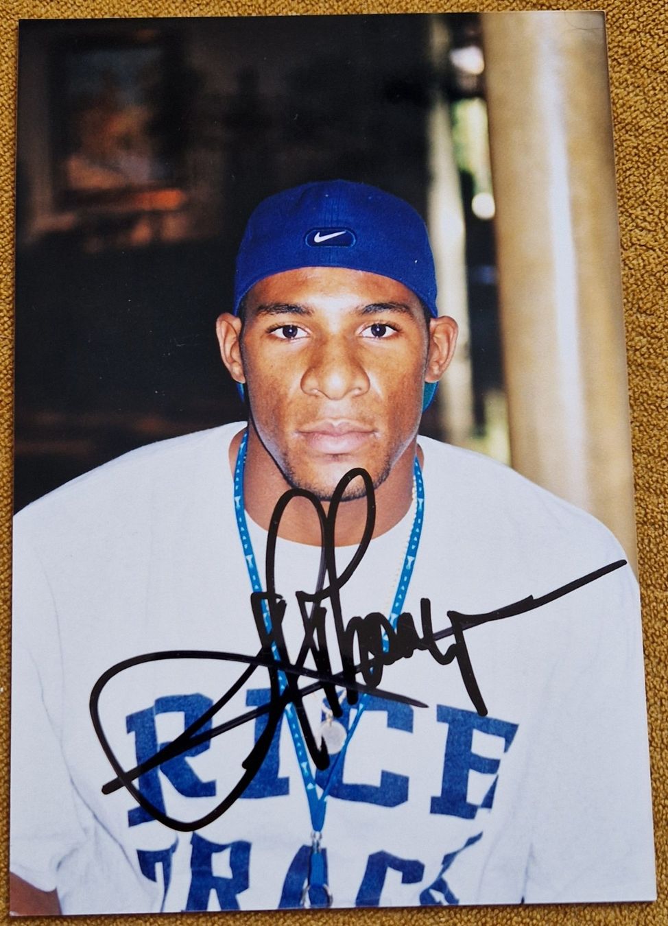Autografi: Savanté Stringfellow - Leichtathletik - Weltmeister – Usato da Menziken venduto da Autogramme